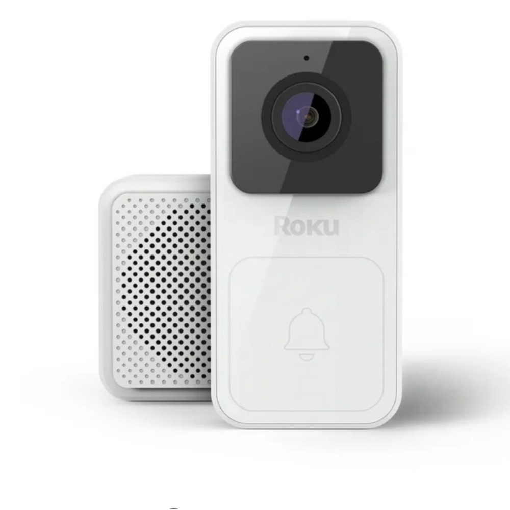 Roku wired doorbell w/ night vision camera
